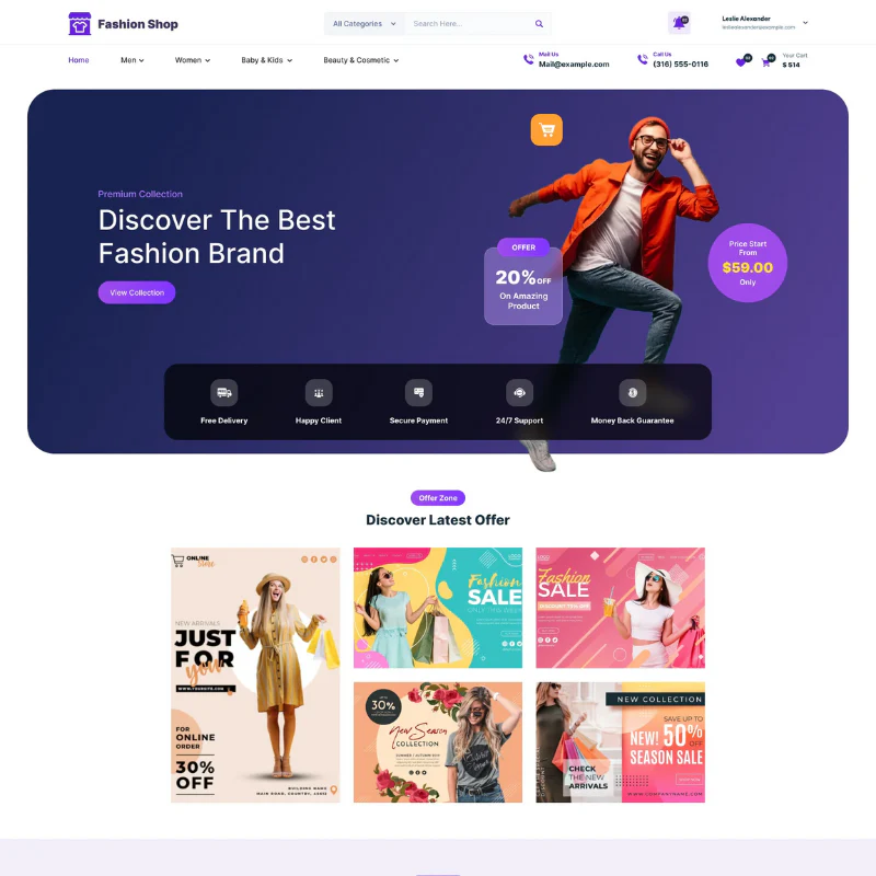Apparel WordPress Theme - Image 2