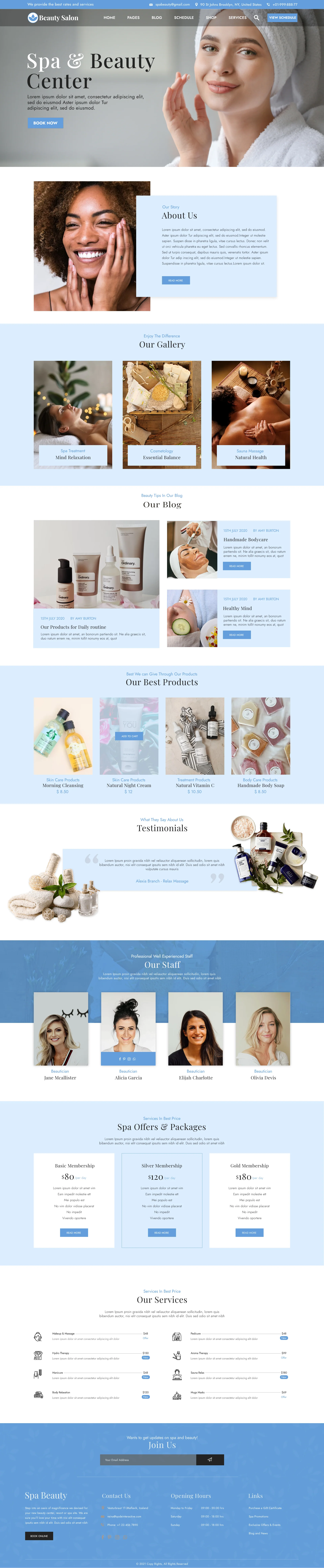 Beauty Salon WordPress Theme