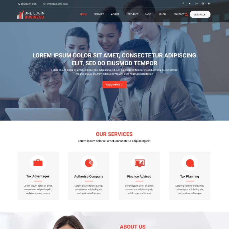 Business Consulting WordPress Theme - Image 2
