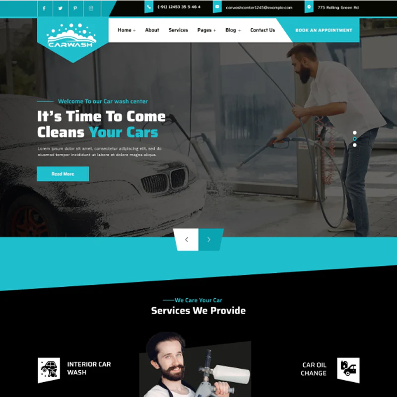 Car Wash WordPress Theme - Image 2