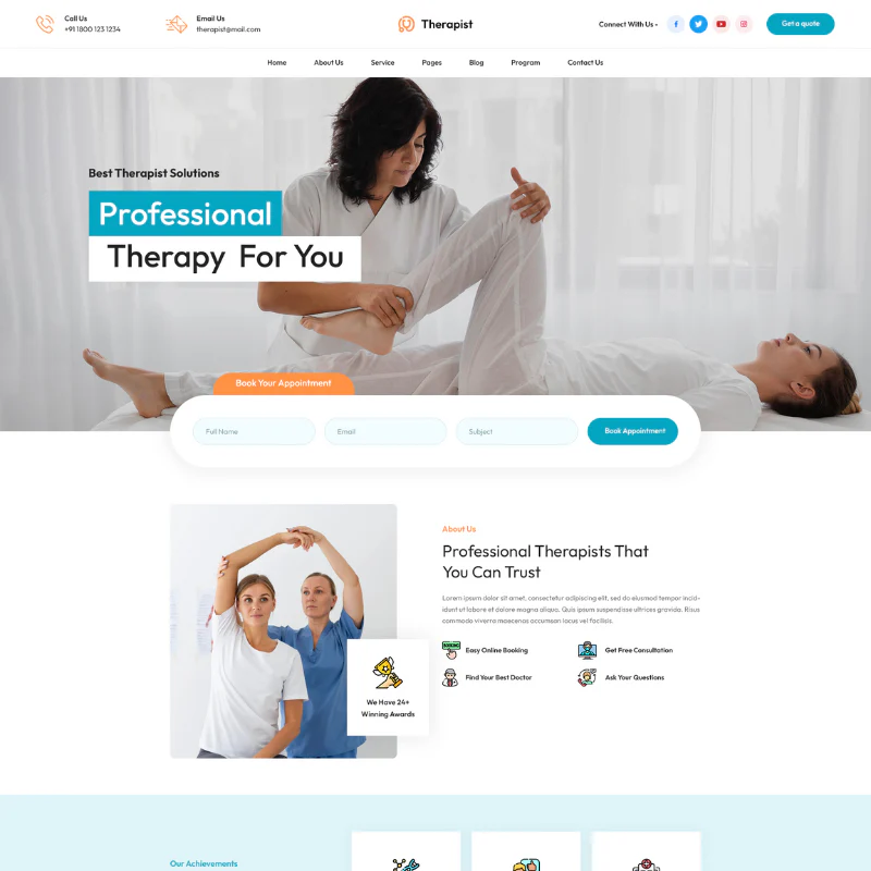 Chiropractor WordPress Theme - Image 2
