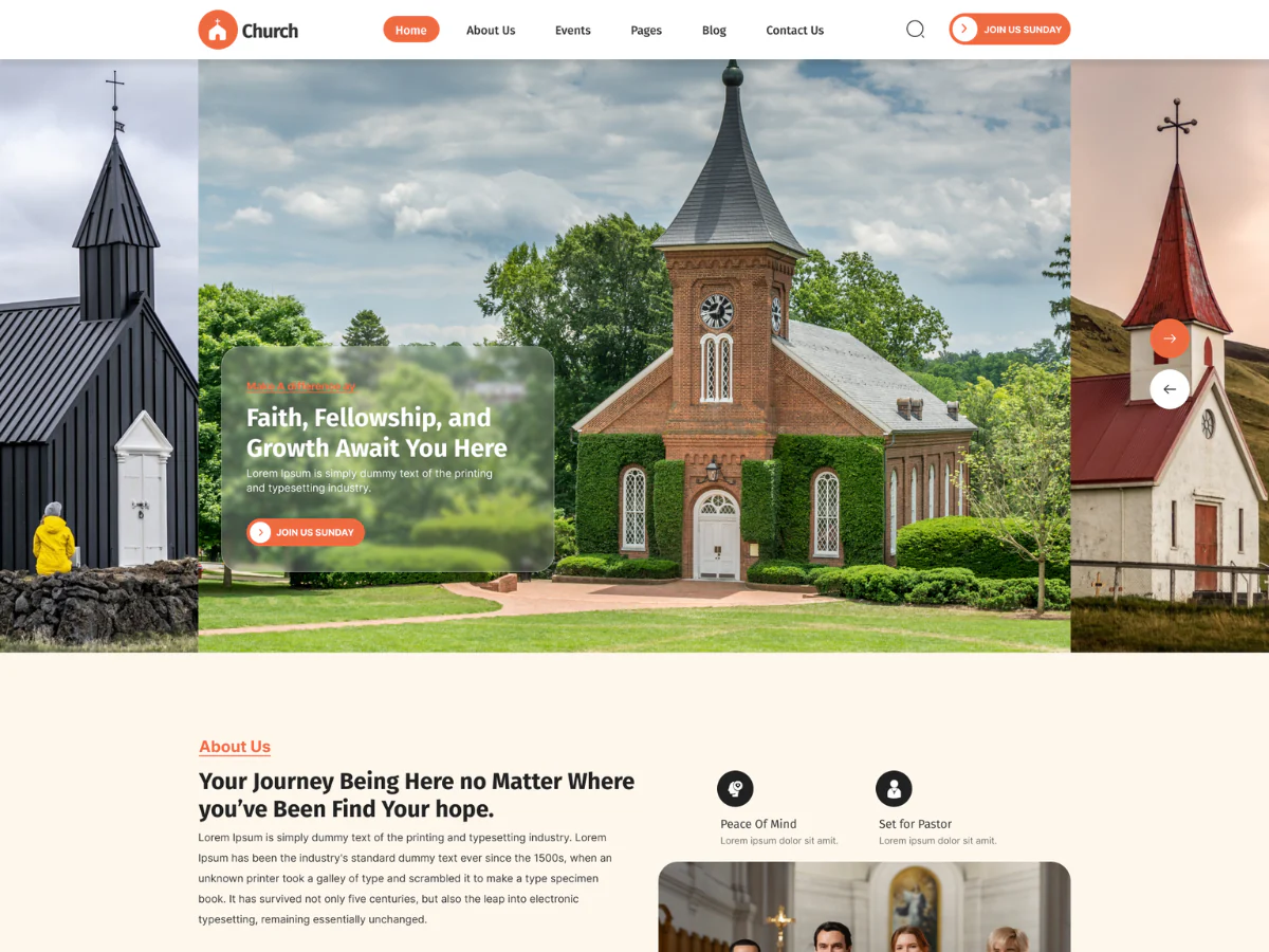 Church WordPress Theme - Image 2