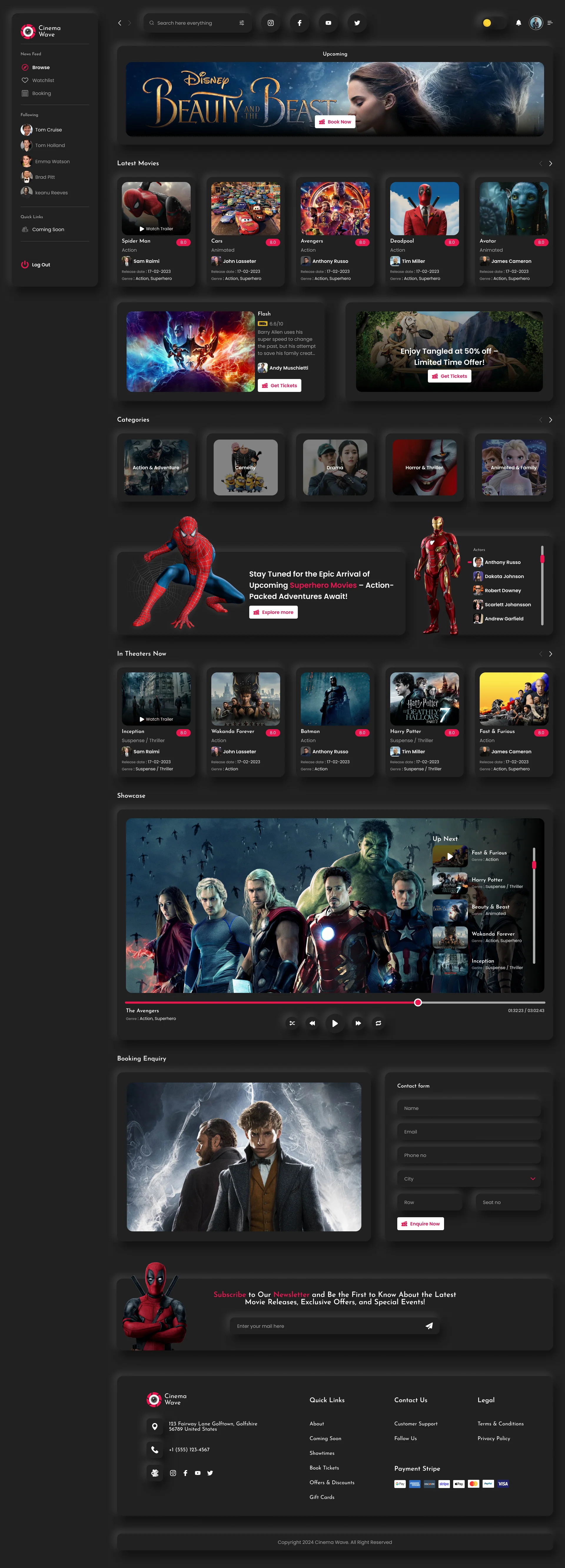 Cinema WordPress Theme