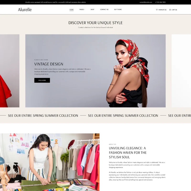 Designer Shop WordPress Theme - Image 2