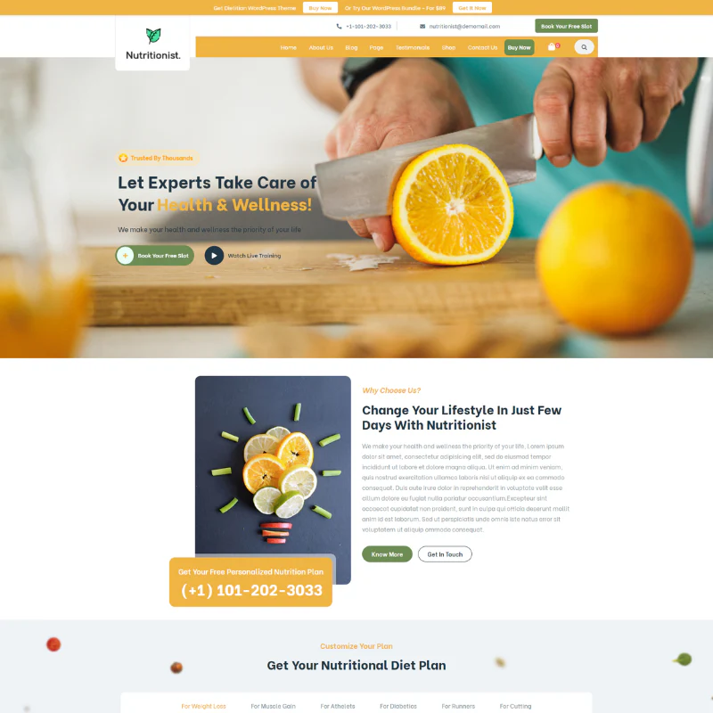 Dietitian WordPress Theme - Image 2