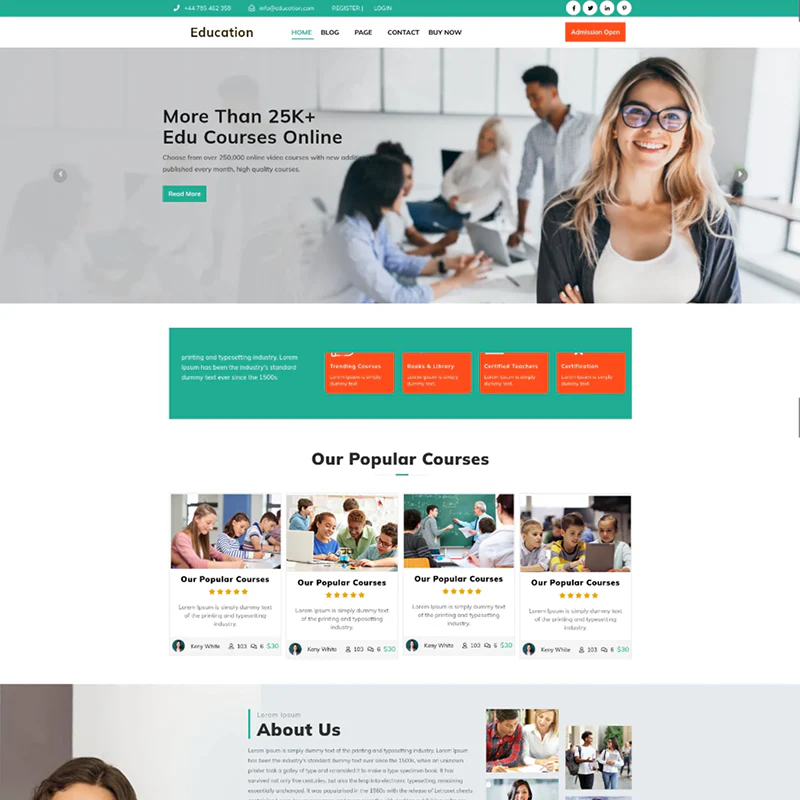 Education Coach WordPress Theme - Image 2