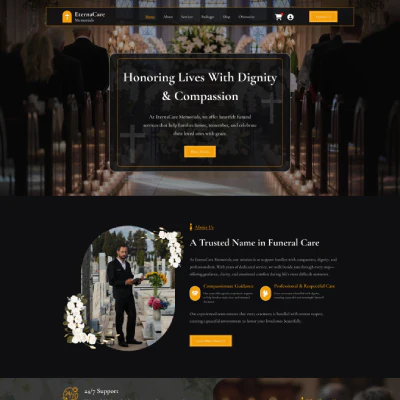 Funeral WordPress Theme - Image 2