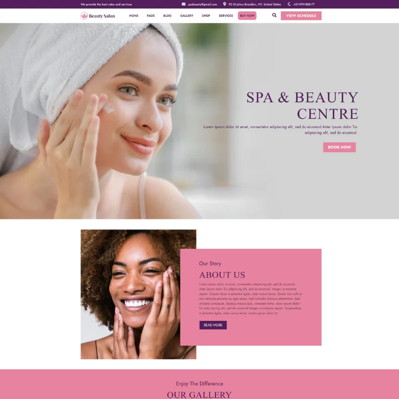 Hair Salon WordPress Theme - Image 2