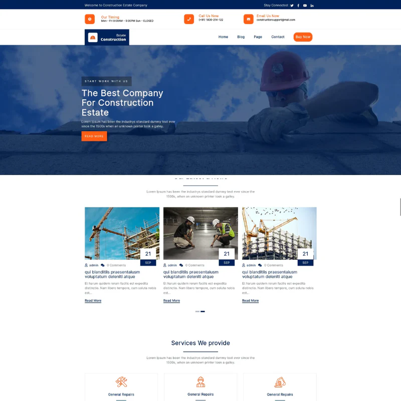 Home Services WordPress Theme - Image 2