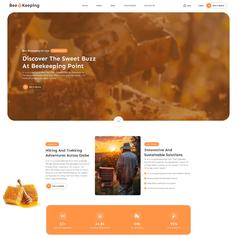 Honey WordPress Theme - Image 2