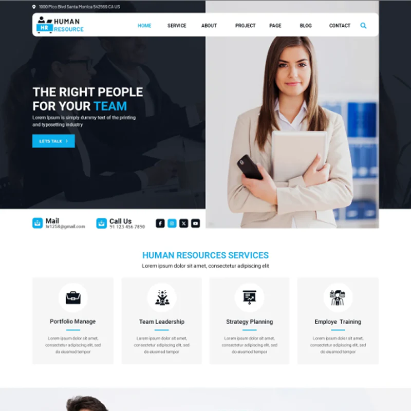 Human Resource WordPress Theme - Image 2