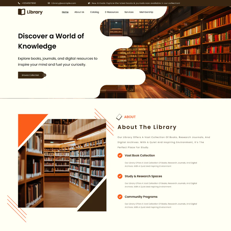 Library WordPress Theme - Image 2