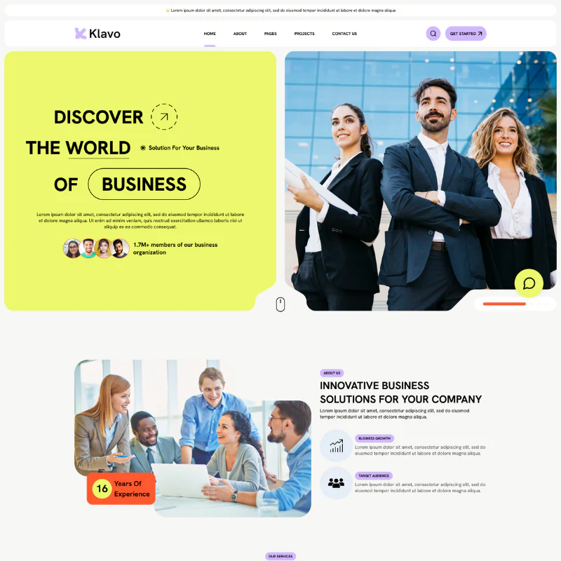 One Page WordPress Theme - Image 2
