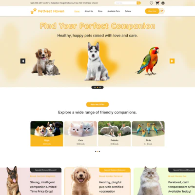 Pet Store WordPress Theme - Image 2
