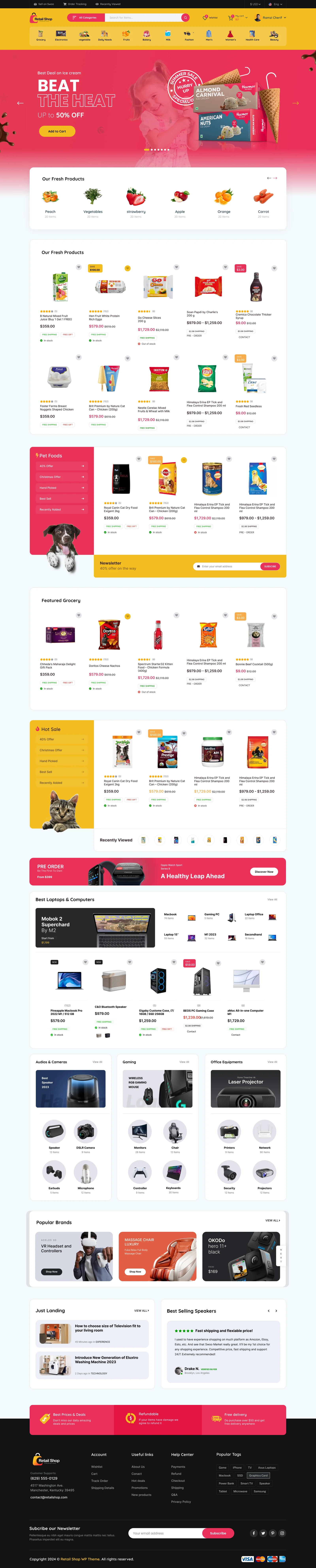 Retailer WordPress Theme