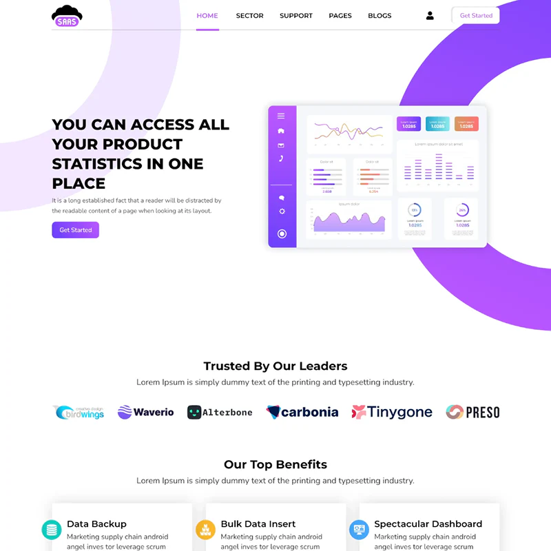 Saas WordPress Theme - Image 2