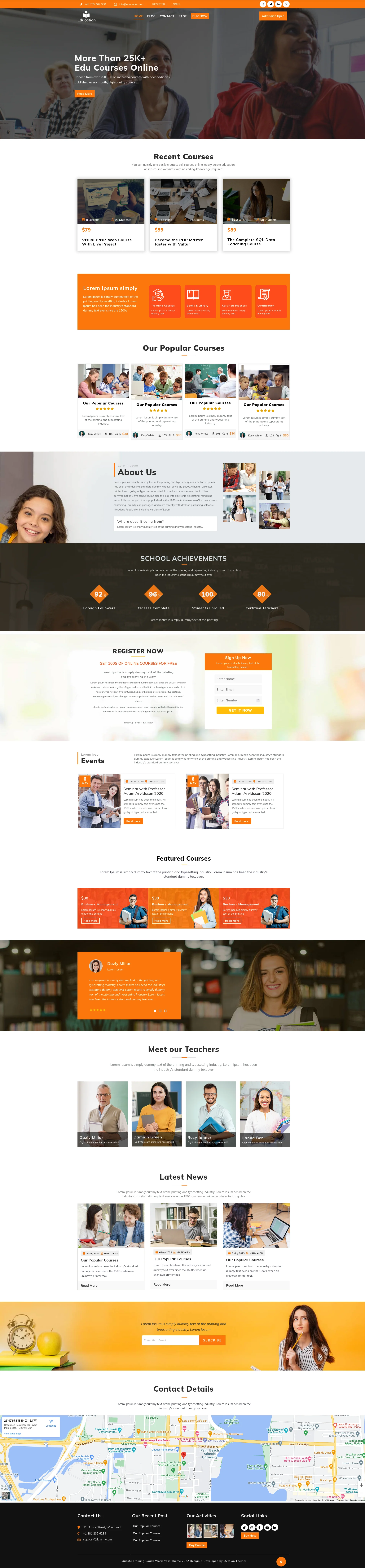 Training Coach WordPress Theme