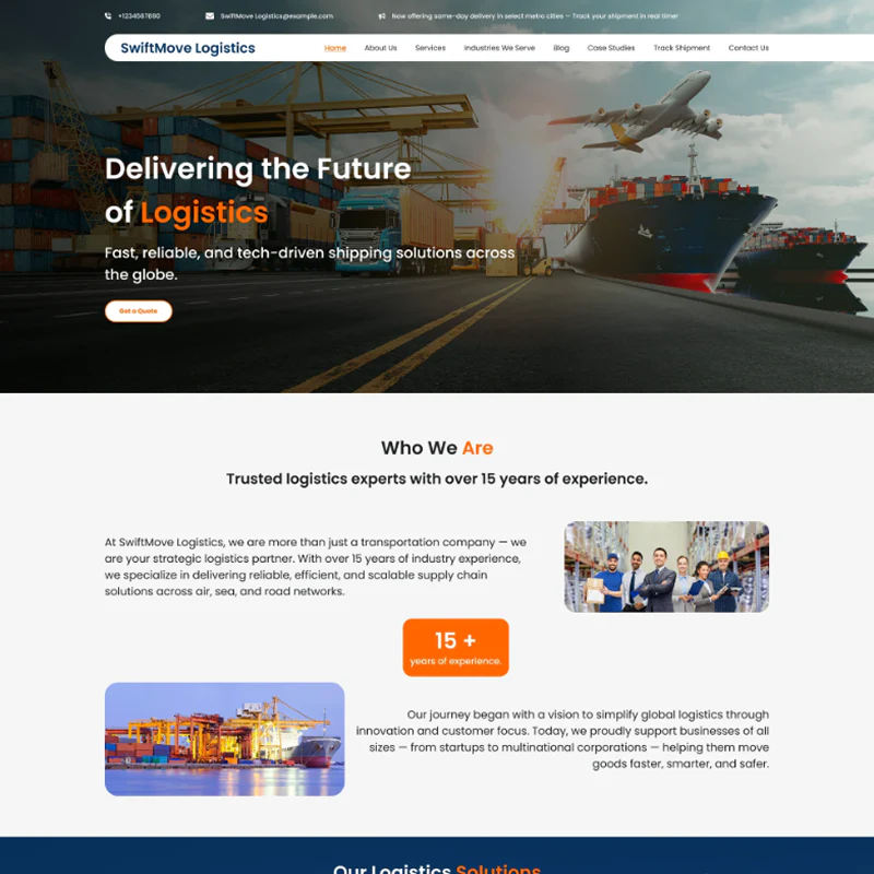 Transport WordPress Theme - Image 2
