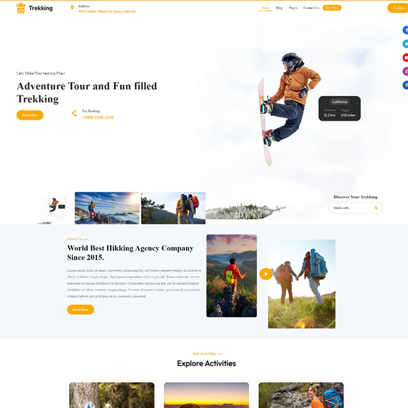Trekking WordPress Theme - Image 2