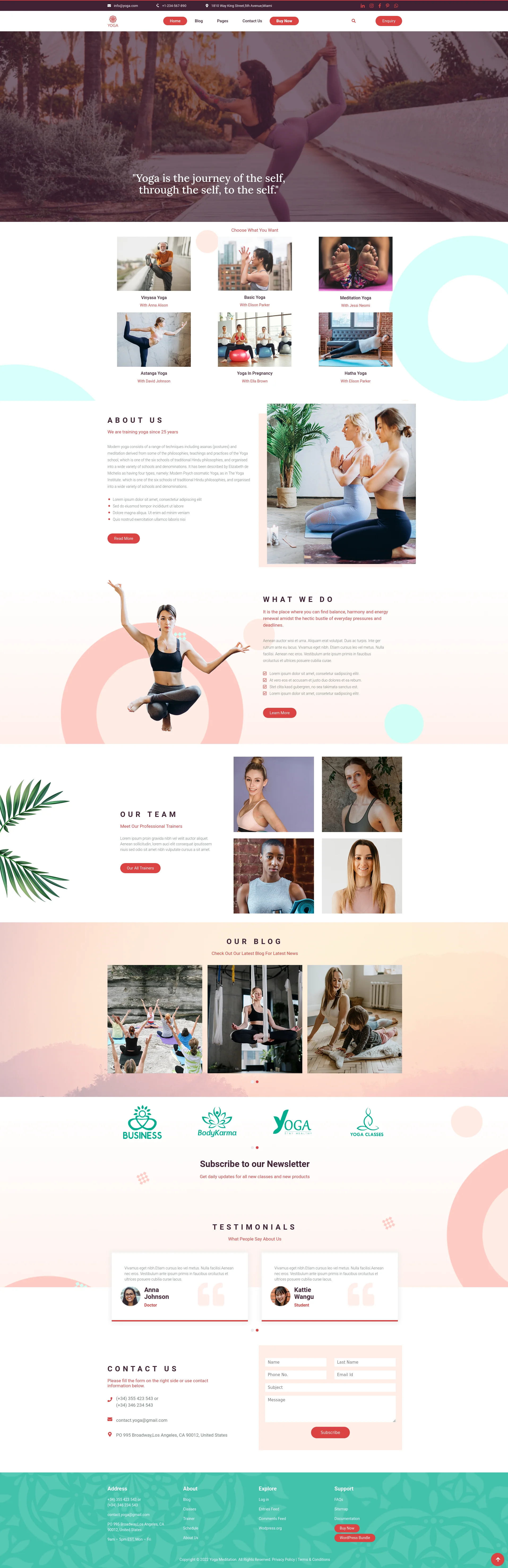 Yogi WordPress Theme